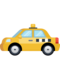 Taxi emoji on Facebook